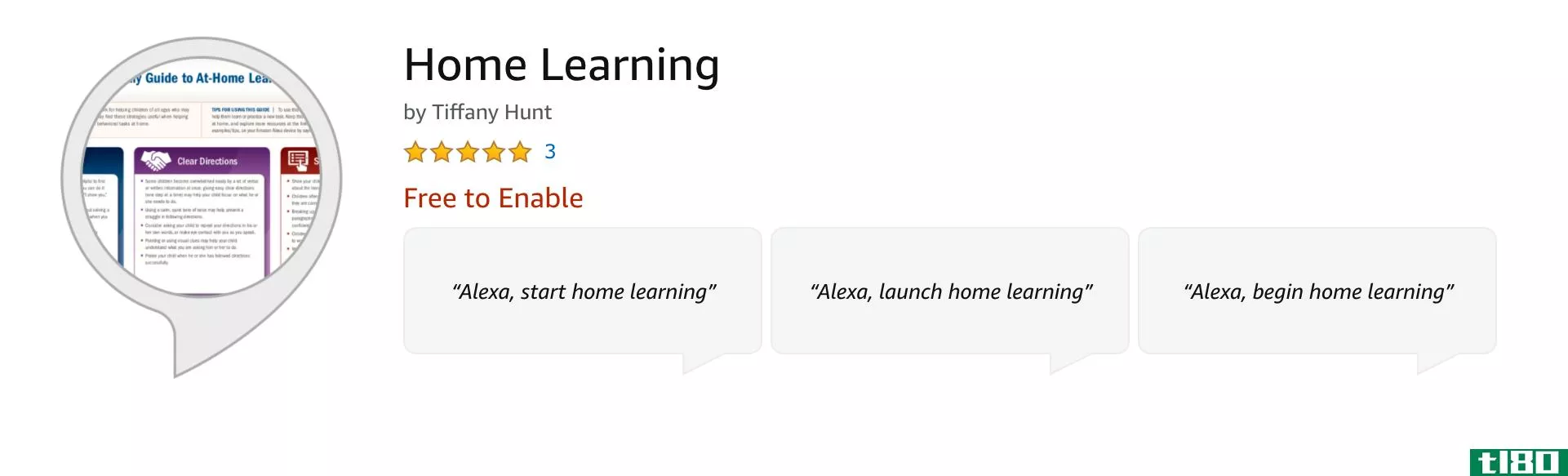 Learning Alexa Skill