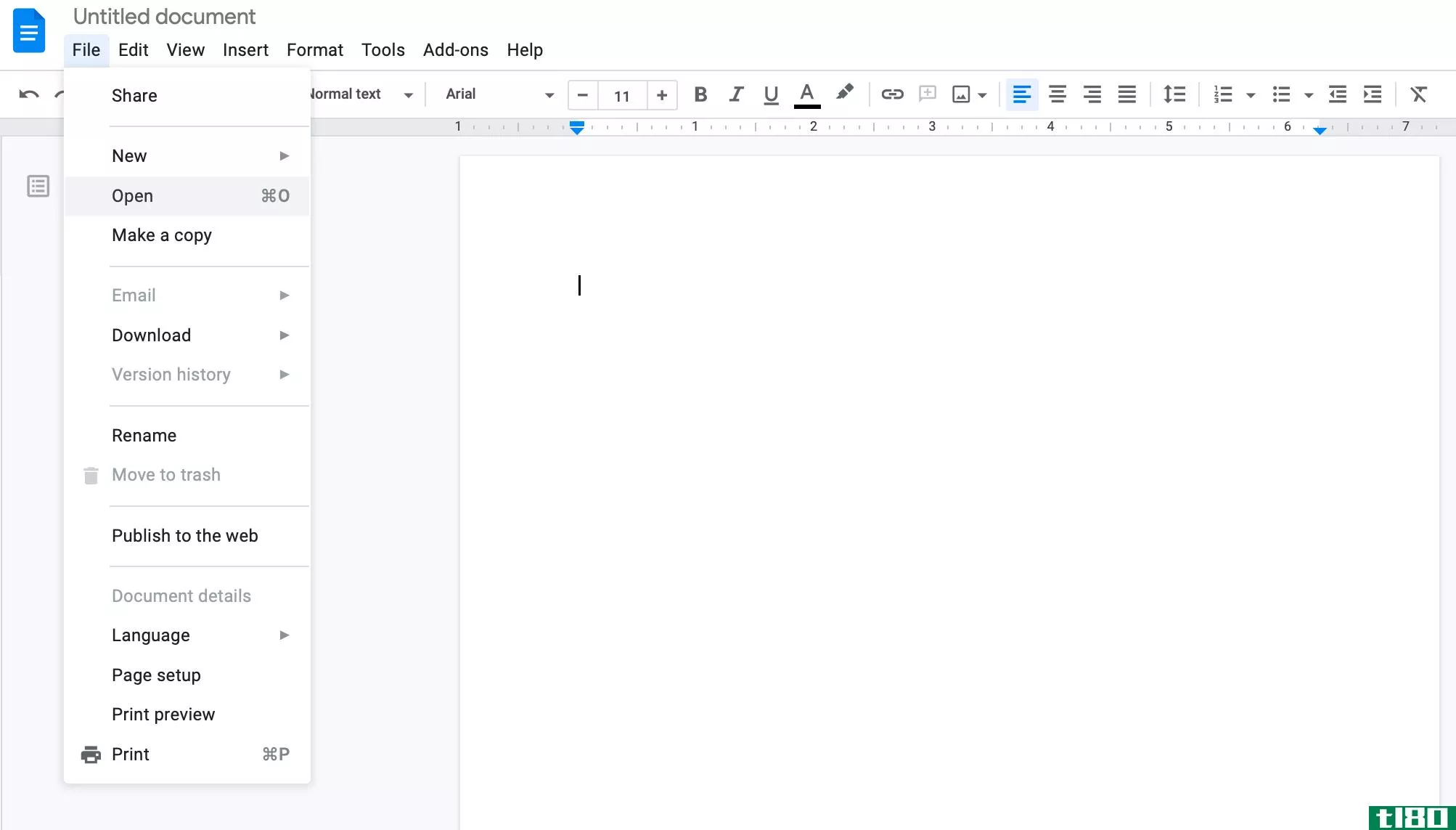 open a DOCX file on Google Docs