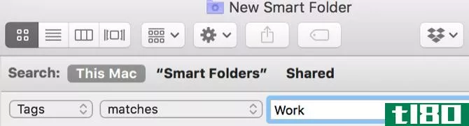 Mac Smart Folder Tags
