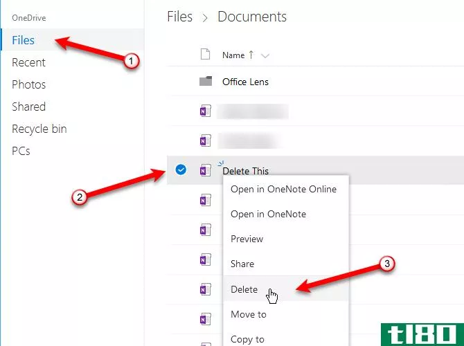how to delete onenote notebooks from onedrive