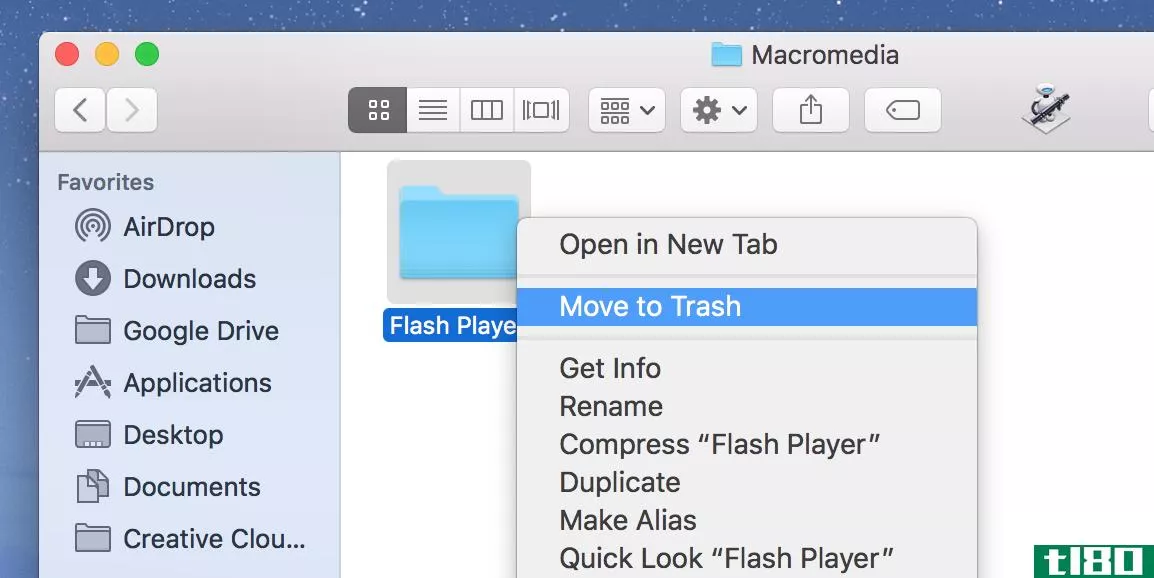 Delete Flash leftover files on a Mac