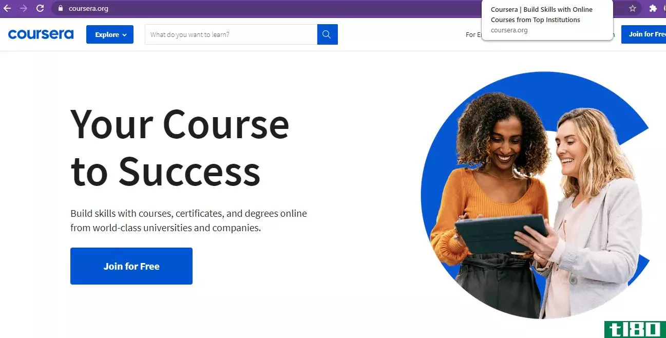 Screenshot Coursera