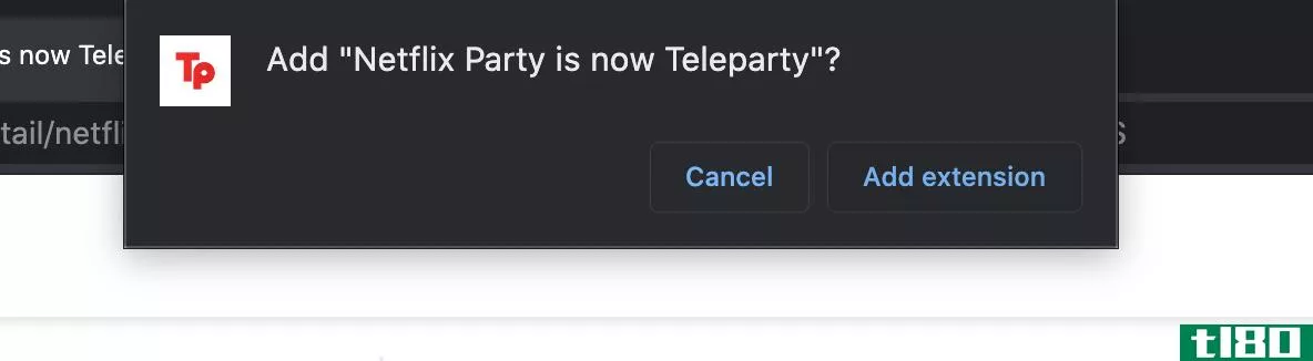 Netflix Party Add Extension