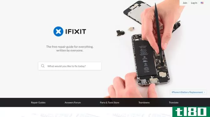 IFixIt Gadget Repair Website