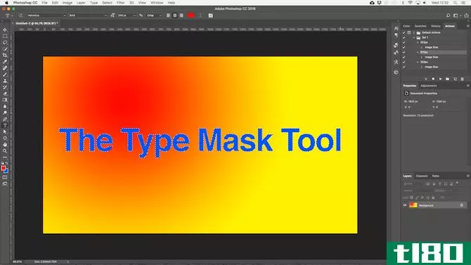 working with text in photoshop - photoshop background colors