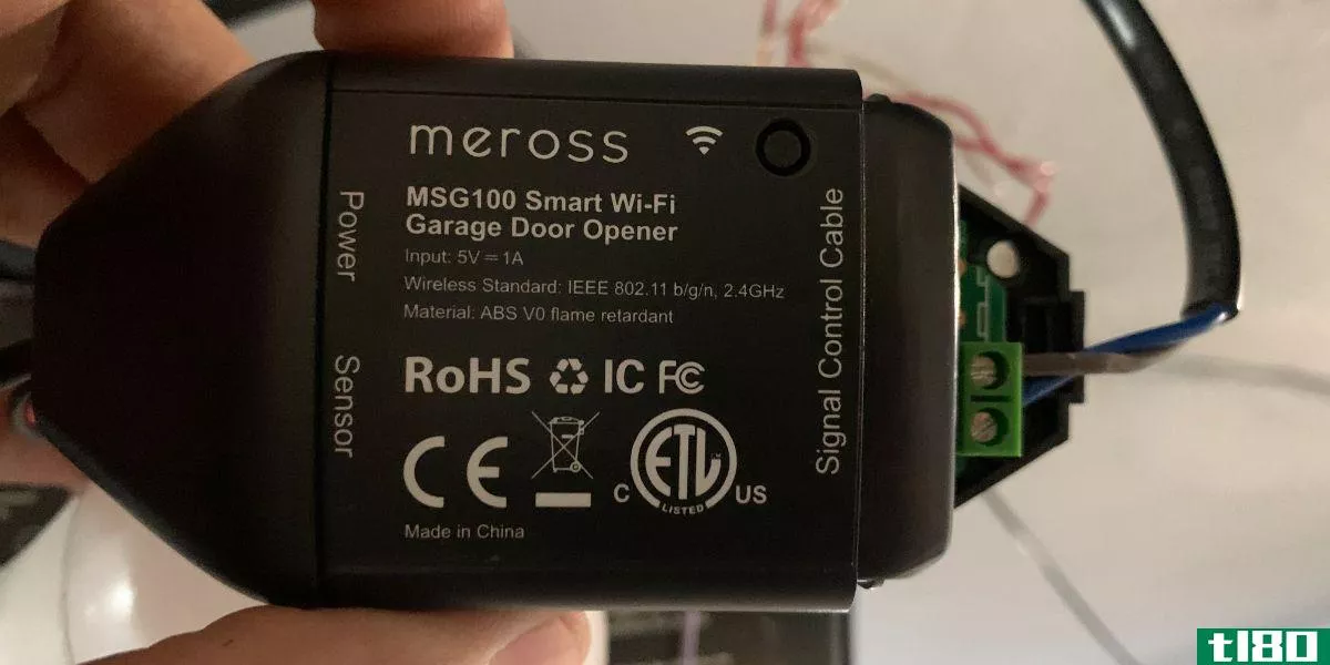 Screw Terminals for Meross Garage Door Controller