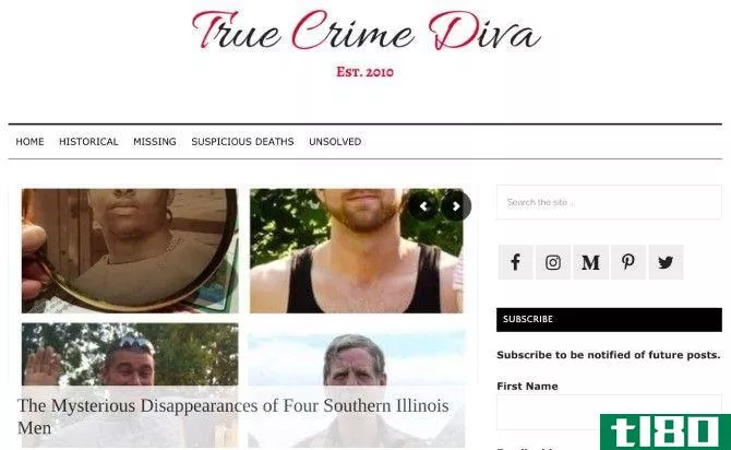 True Crime Diva has some of the most well-researched true crime mysteries and disappearances