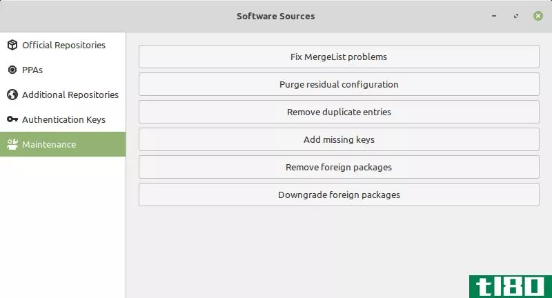 Software Sources Maintenance on Linux Mint 19.3 Tricia