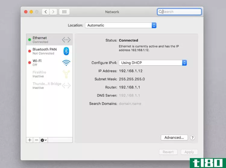 find the IP address of your Mac