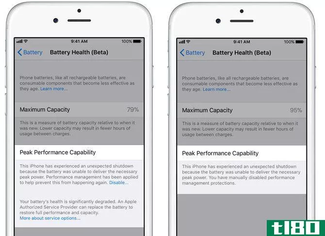 iOS 11 Battery Health