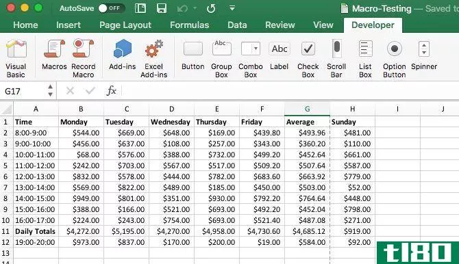 macros in excel on mac to save time