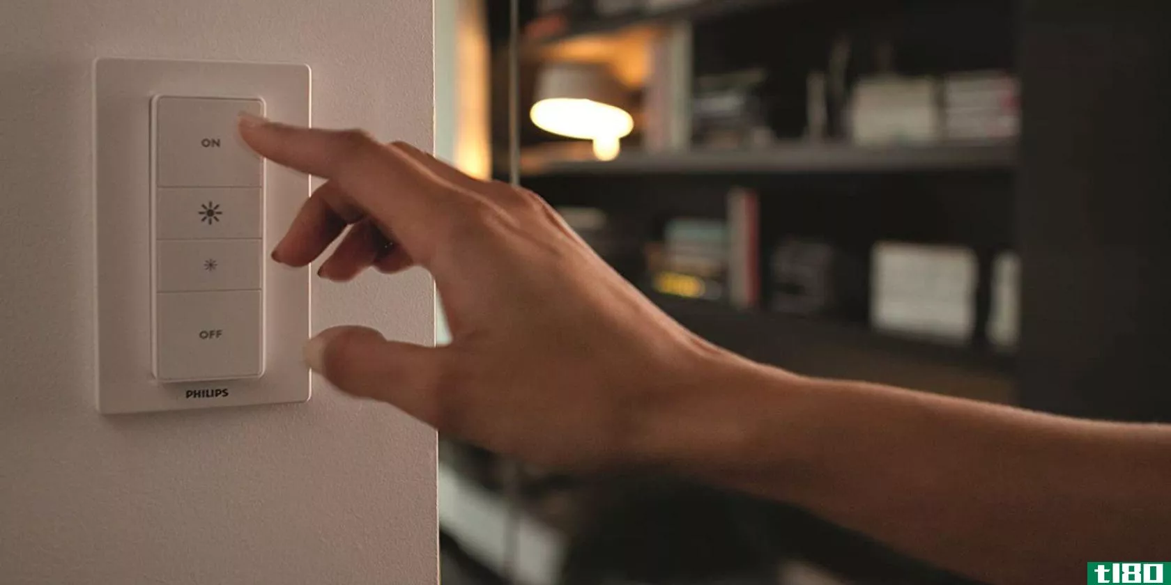 Philips Hue Dimmer Switch On wall