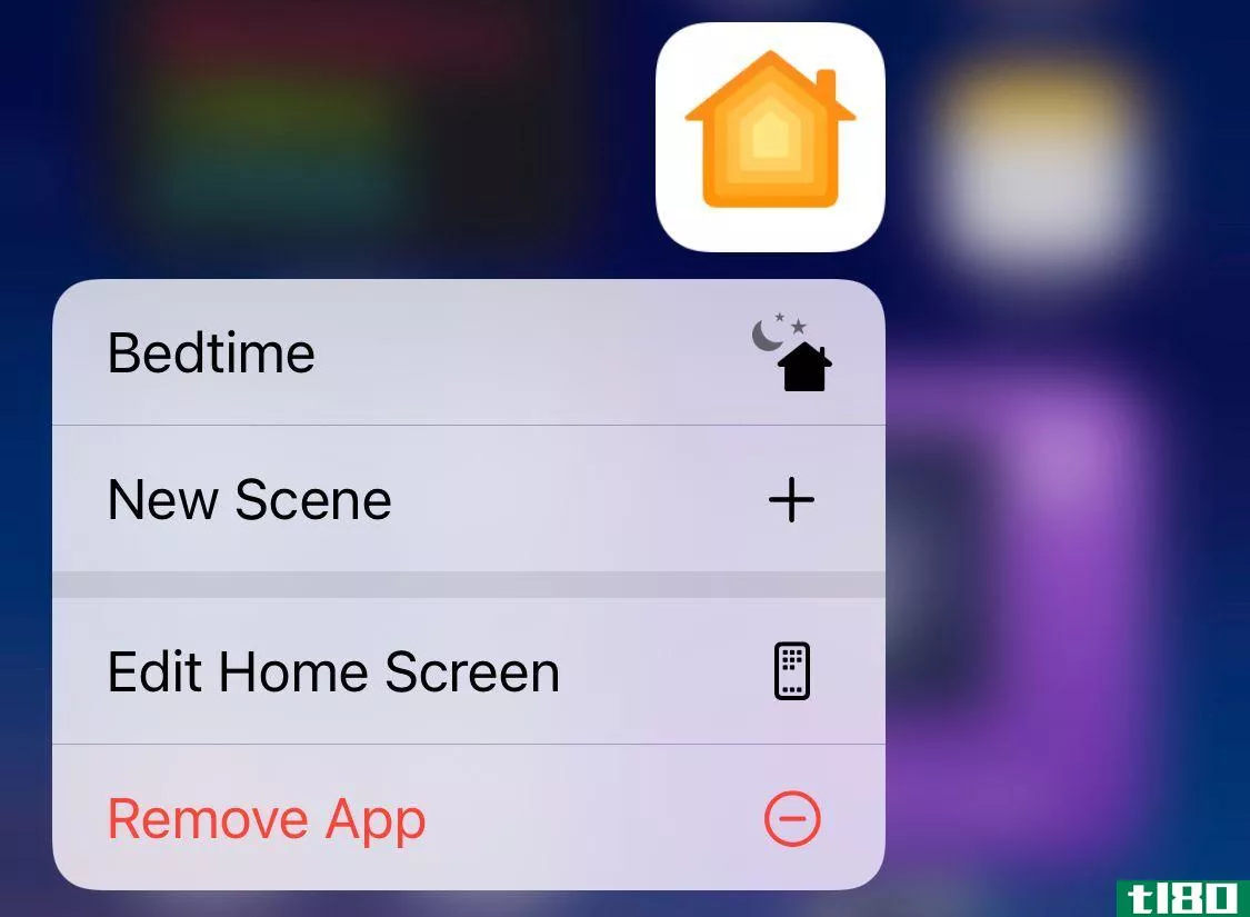 Remove app button for app action menu
