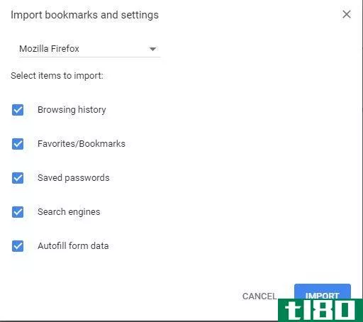 Chrome-Import-Bookmarks