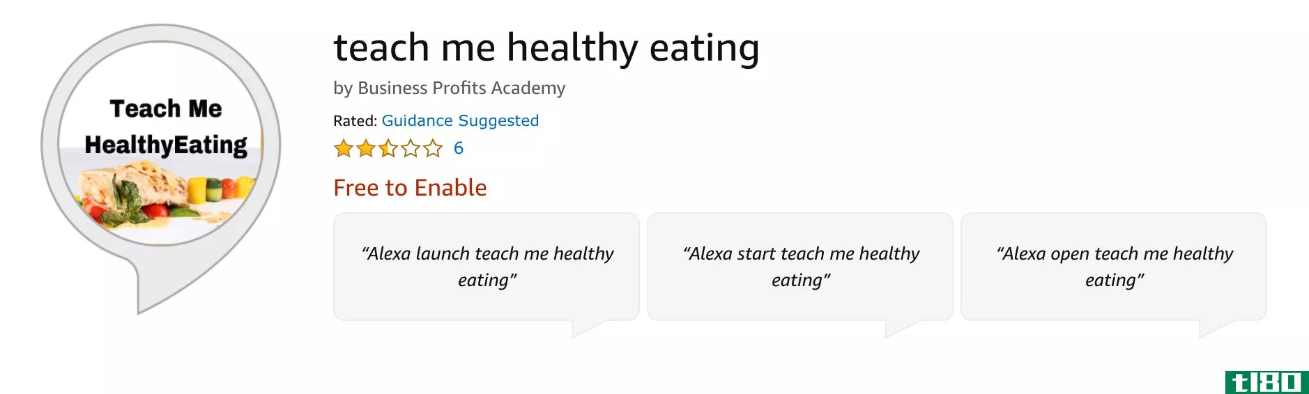 Healthy Skill Alexa