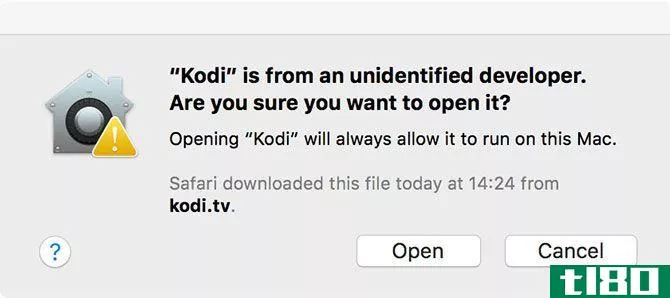 Kodi Open Security Warning Mac