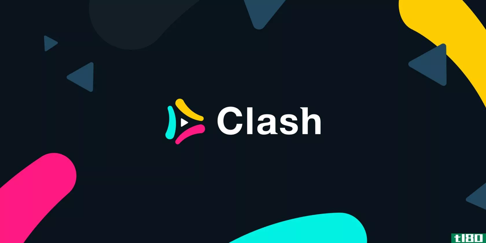 The colorful logo of video-sharing app Clash