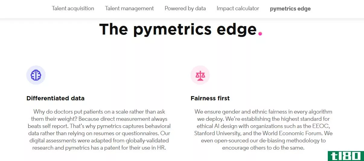 Pymetrics Talent Acquisition Software