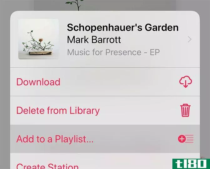 Add to Apple Music Playlist iOS