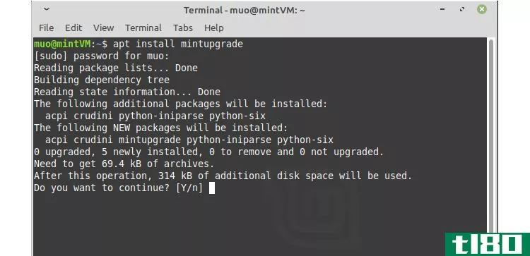 Installing Linux Mint 20 Upgrade