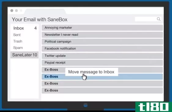 gmail tools - sanebox