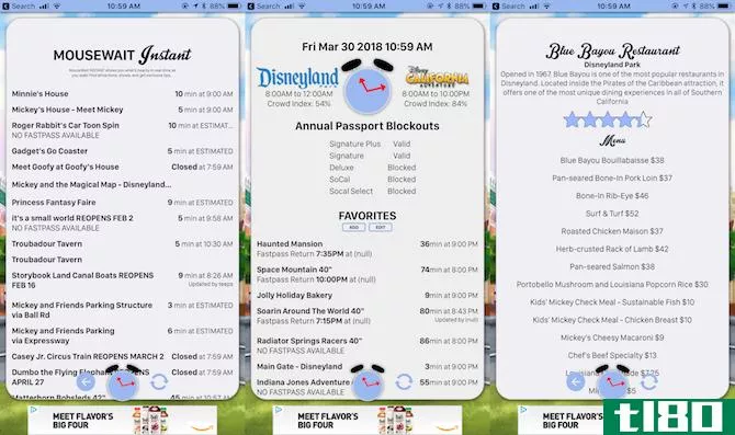 MouseWait Disney App