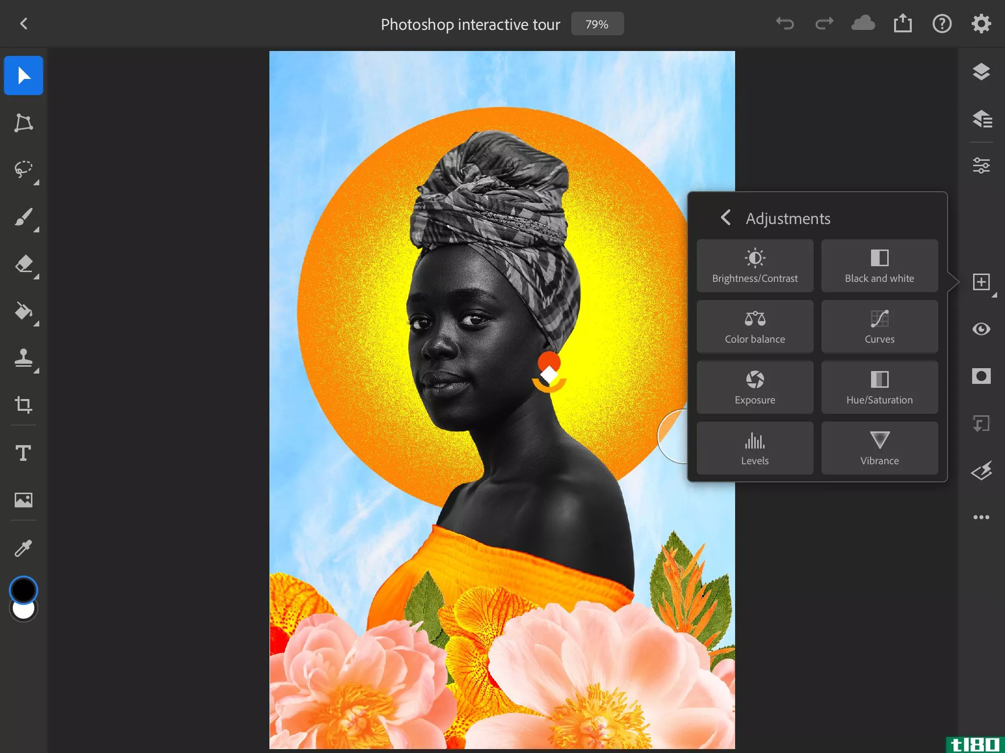 photoshop on ipad ui screenshot