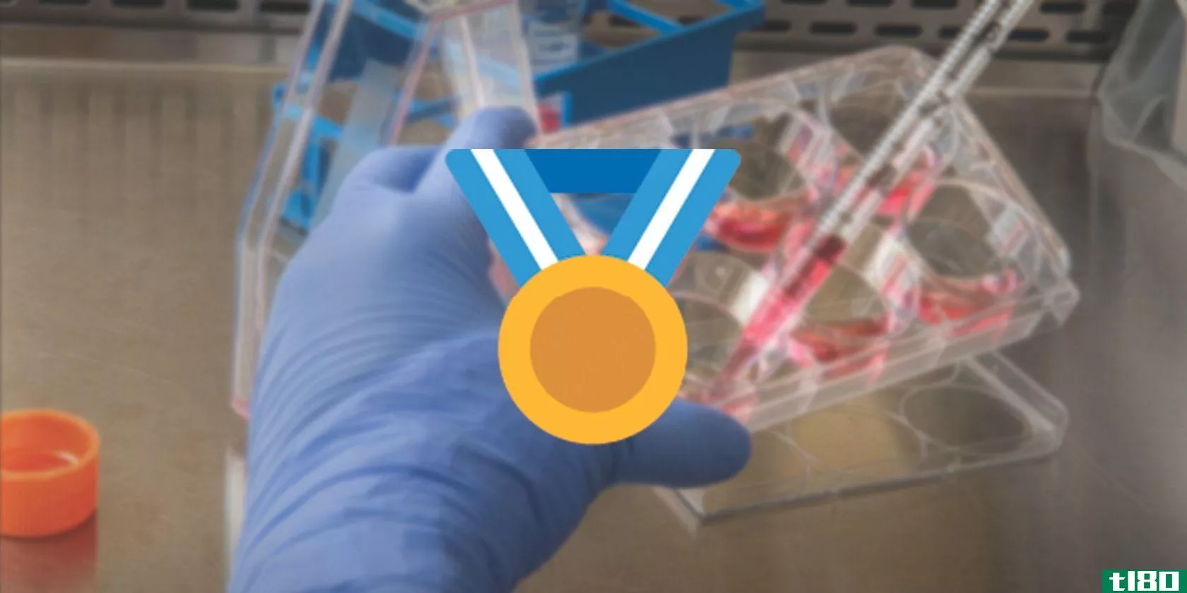 microsoft rewards logo with a laboratory background