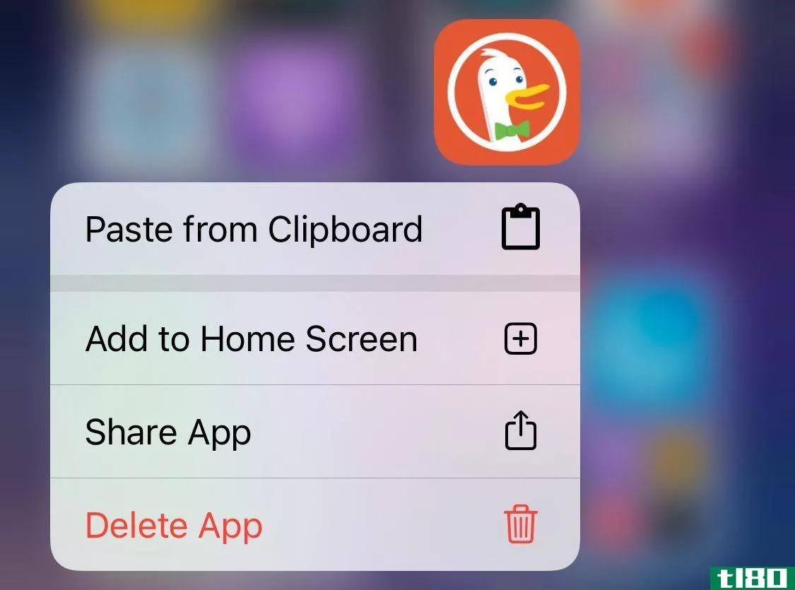 Delete App option from app in iPhone App Library