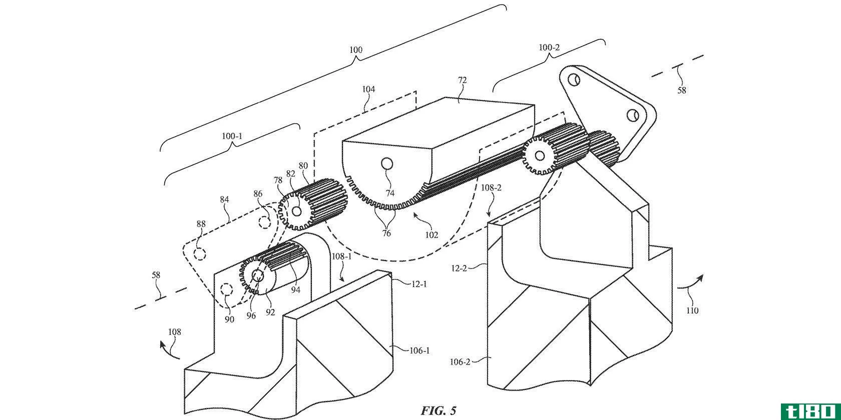 apple-patent-foldable-iphone-geared-hinges-drawing