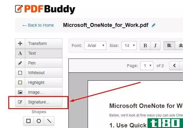 sign pdf with pdf buddy