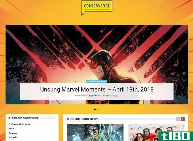 Comic Book Sites -- ComicsVerse