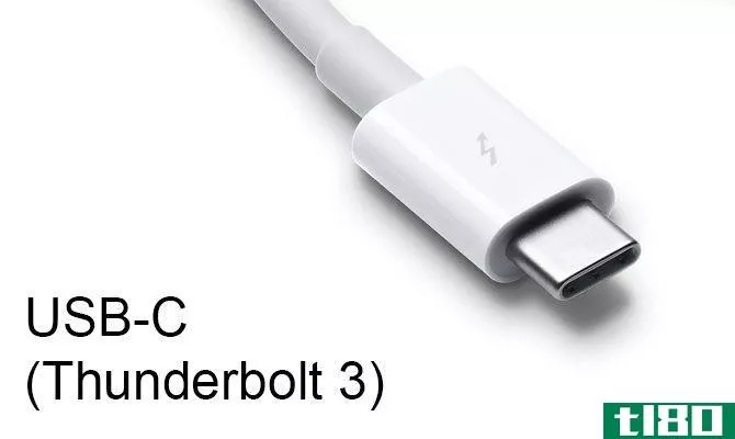 USB-C and Thunderbolt 3 connectors
