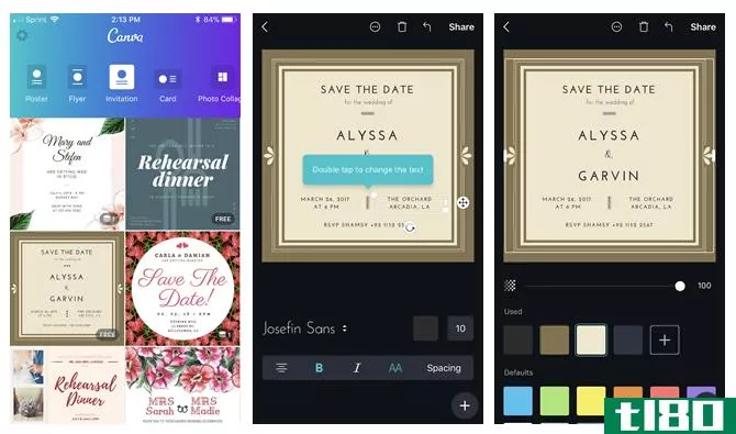 create your own wedding invitati*** with canva for mobile