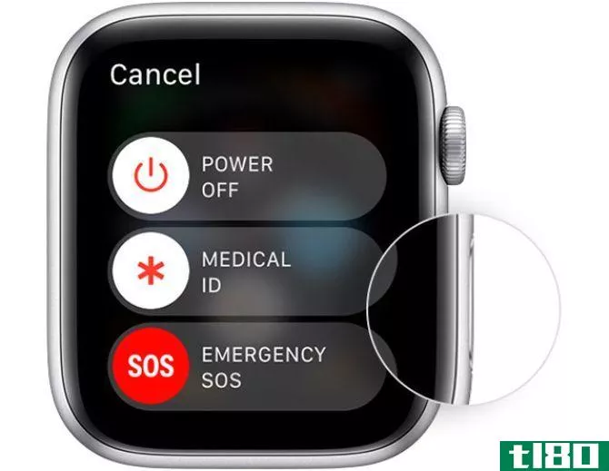 Apple Watch power off screen