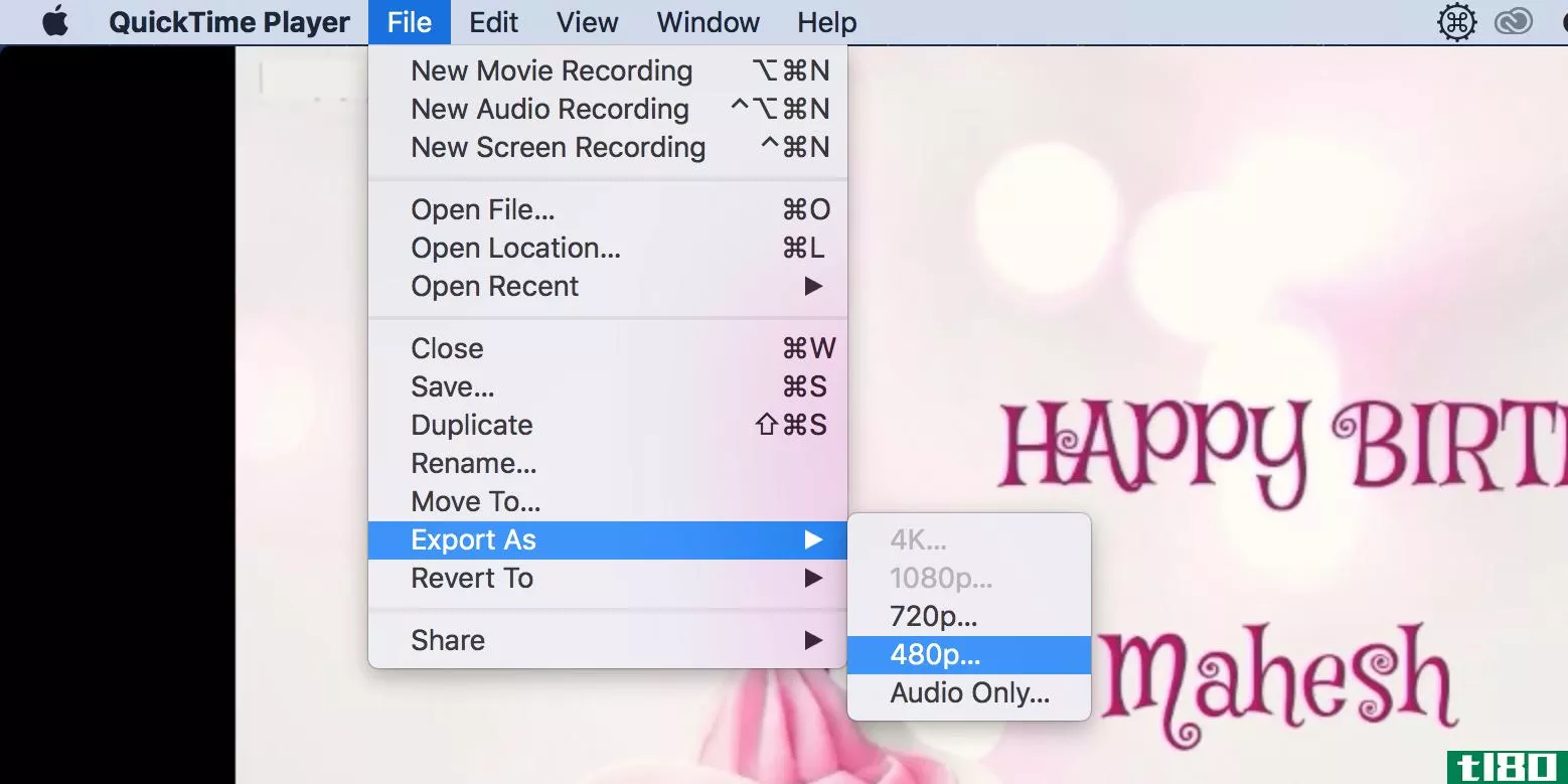 Compress a video on a Mac