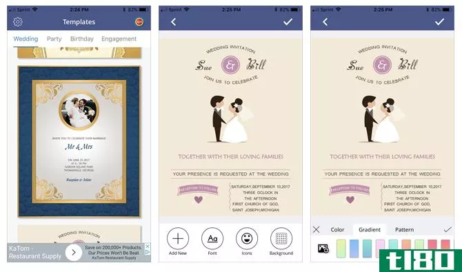 create your own wedding invitati*** with invitation card maker mobile app
