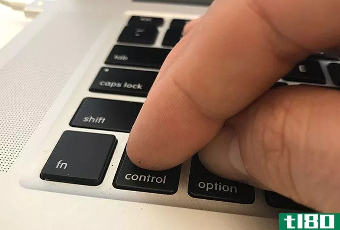 Mac Hold Option and Control