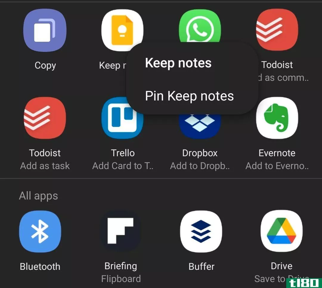 Pin Apps in One UI 3 and Android 11