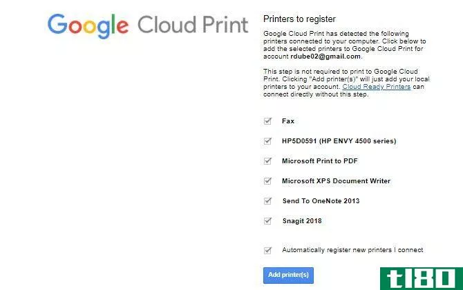 Fix Chromebook Annoyances - cloud print