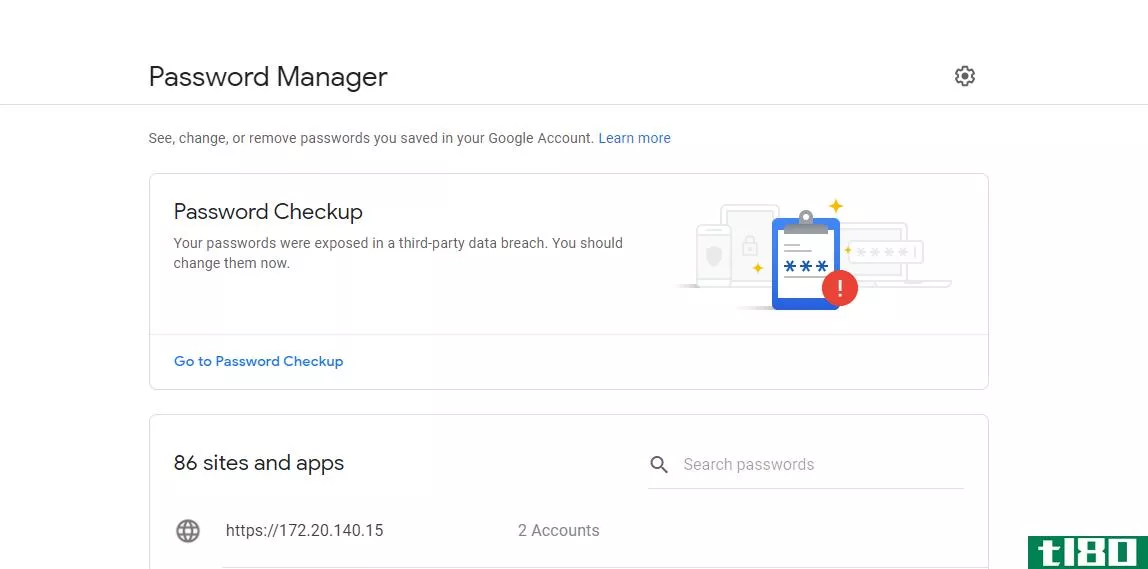google password manager 