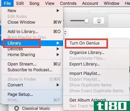 iTunes Turn Off Genius