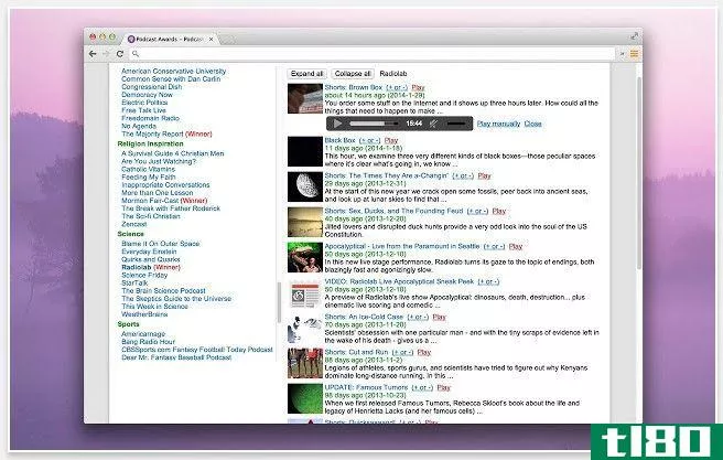 best browser extensi*** for podcasts