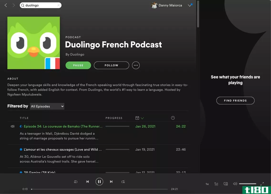 Duolingo Podcasts Spotify