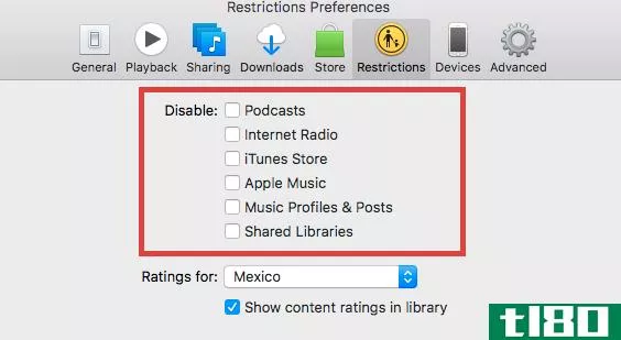iTunes Disable Services