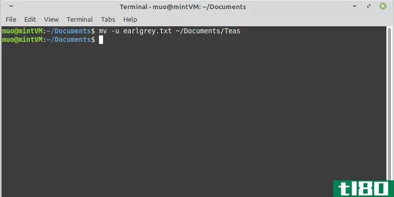 Linux Mv Command With Update Option