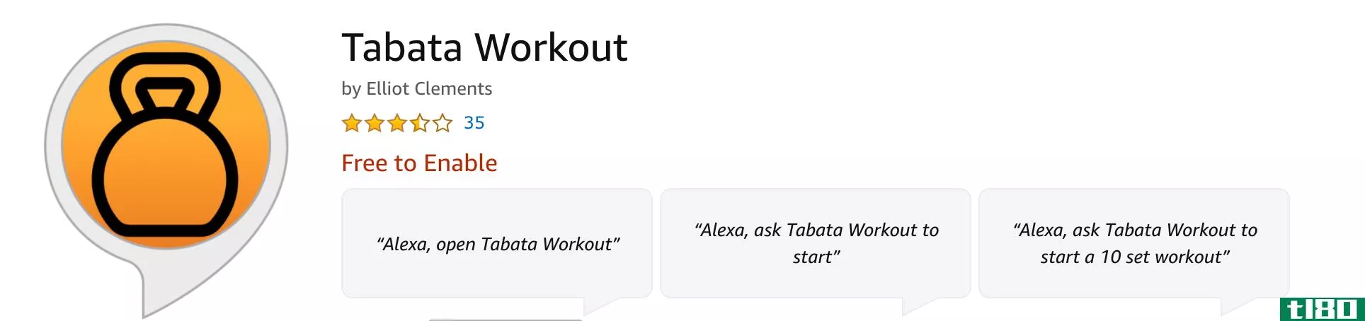 Tabata Workout Alexa