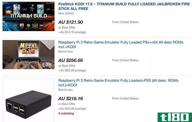 Fully Loaded Kodi and Fire Devices on eBay