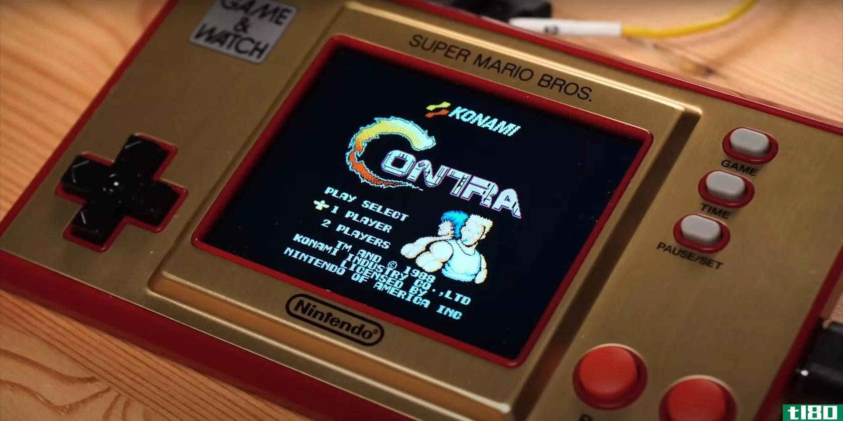 Contra on the Nintendo Game and Watch