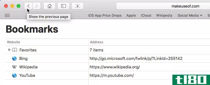 how to manage bookmarks in safari - Bookmarks editor